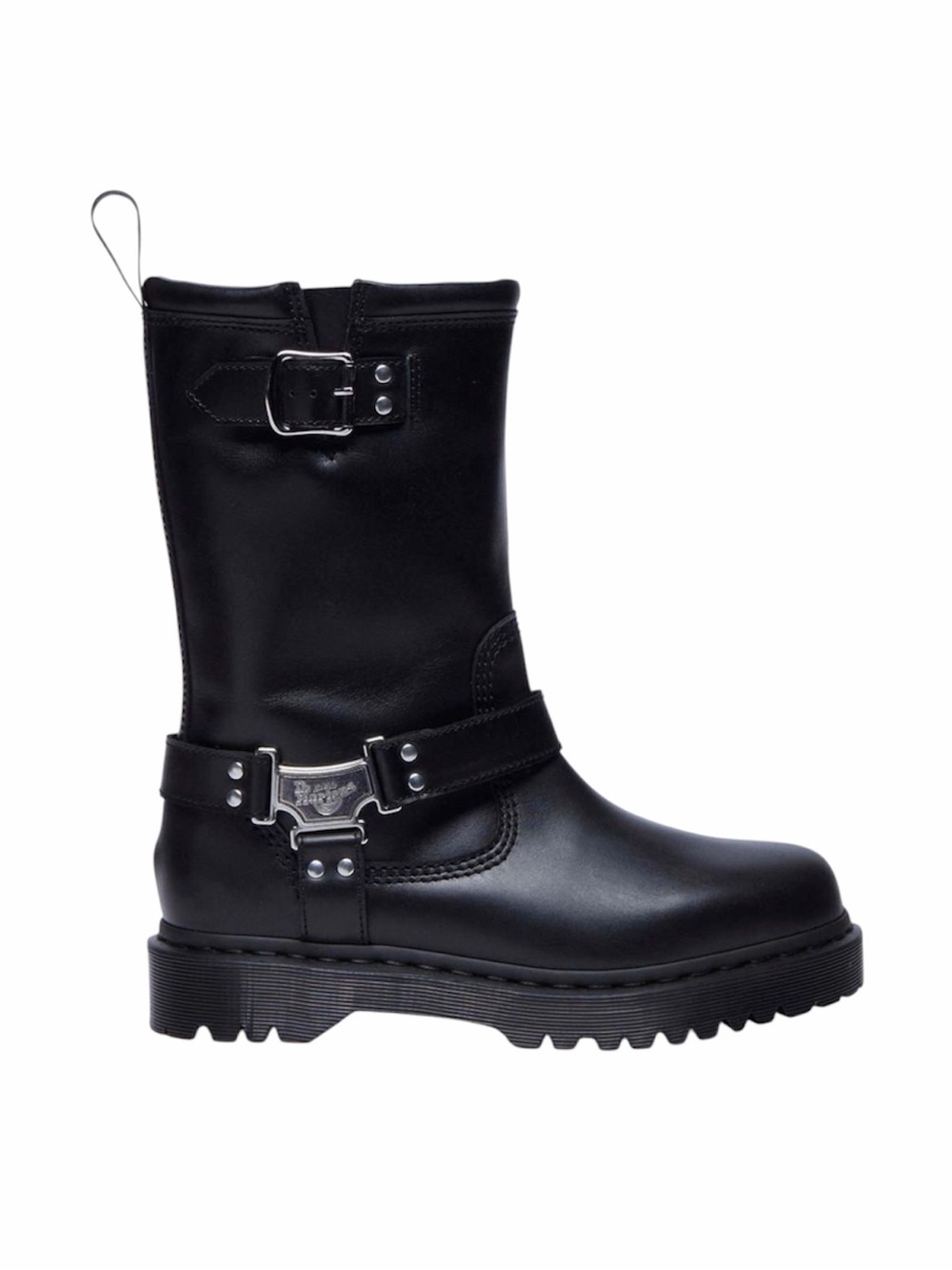 Dr. Martens Black Leather Anistone Boots